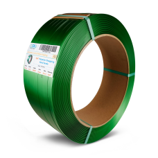 3/4" x .040" x 3000' Polyester (PET) Strapping Roll of 16" x 6" Core Size, 1800 lbs. Break Strength, Green